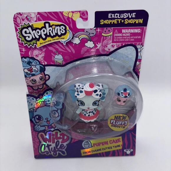 Shopkins Wild Style Pupkin Cake Color Change Cuties Tribe Collector Toy Cute New - Picture 1 of 6